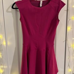 lululemon Wine Color Athletic Dress with Breathable Back